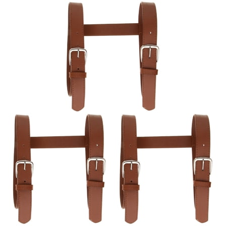 Mutmorningal 3pcs H Shape Heavyduty Travel Rug Carrier Blanket Carry Strap Holder W/ Handle