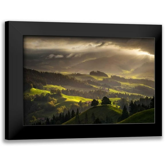 Fossati, Enrico 14x11 Black Modern Framed Museum Art Print Titled - The Shire