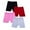 4pack-C, variant on Lopecy-Sta 4pcs Kids Girls Bike Shorts Active Athletic Running Shorts Summer Casual Beach Shorts