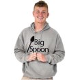 thumbnail image 4 of Big Little Spoons Cute Matching Set Hoodie Hooded Sweatshirt Men Brisco Brands L, 4 of 4