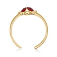thumbnail image 4 of 14K Yellow Gold Ladybug Toe Ring, 4 of 6