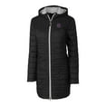 thumbnail image 2 of Women's Cutter & Buck Black Holy Cross Crusaders Rainier Primaloft Eco Hooded Long Coat, 2 of 3
