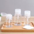 thumbnail image 3 of Chendee Push Down Empty Pump Dispenser For Nail Polish Remover Clear Bottle Plastic,150Ml, 3 of 9
