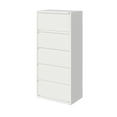 thumbnail image 7 of Hirsh 30-in Wide HL10000 Series 5 Drawer Metal Lateral File Cabinet White, 7 of 7