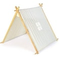 thumbnail image 2 of 3.5' Canvas A-Frame Teepee With Carry Case - Customizable Canvas Fabric - By Trademark Innovations (White), 2 of 2