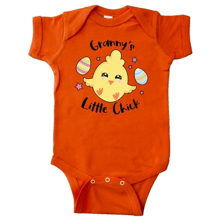 

Inktastic Happy Easter Granny s Little Chick Gift Baby Girl Bodysuit