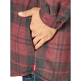 thumbnail image 5 of Wrangler Men's Sherpa Lined Flannel Heavyweight Shirt Jacket, 5 of 6