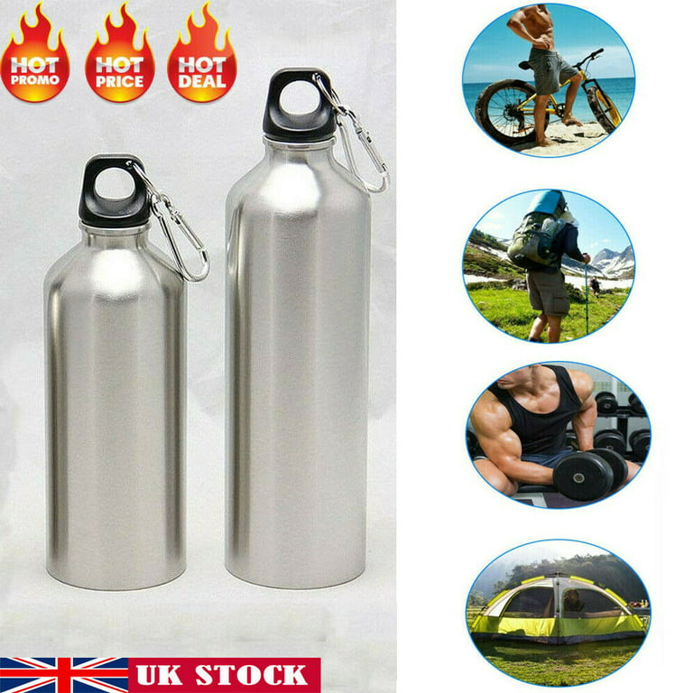 Insulated Water Bottle with 3 Cups Stainless Steel Vacuum Thermos