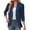 Navy, variant on 3/4 Sleeve Cardigan for Women Lightweight Open Front Cardigan Curved Hem Fall Work Office Casual Layer Top,S