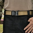 thumbnail image 4 of Cinturones deportivos Deserta rápida Insertar bloqueo Entrenador al aire libre Hebilla de cintura Nylon Alloy Caza Pantalones Pantalones Cintura Correa Negro Speravity OD011015-01, 4 of 7