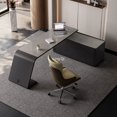 thumbnail image 3 of Free Shipping Modern Home Office Desk Boss Reception Luxury European Computer Desks Study Student Bureau Meuble Home Furniture My Lux Decor Round, 3 of 26