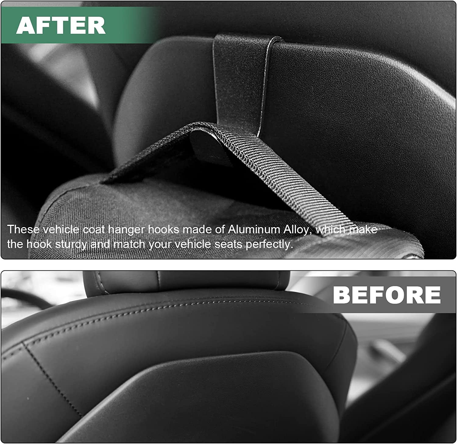 Back Seat Headrest Hanger Hook for Tesla Model 3&Y