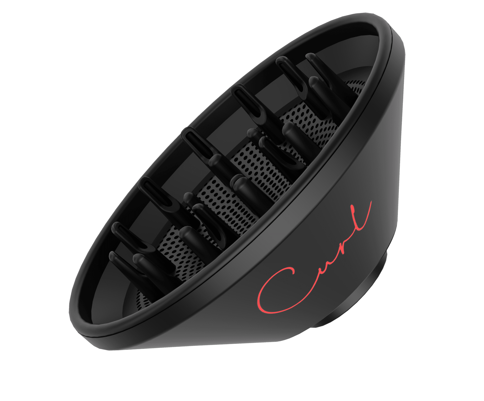 Curly Hair Diffuser Attachment by Supreme Trimmer | Adaptable for Blow Dryer SHD347 for Curly, Wavy & Natural Looking Hair | HDi300 Black