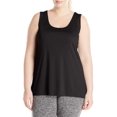 thumbnail image 2 of Just My Size Débardeur Femme Cool DRI Col Rond, 1X, Noir, 2 of 2