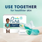 Pampers Pure Baby Diapers, Size 4 (22-37 lbs), 108, Up to 100% Leakproof, Premium Hypoallergenic Soft Diapers