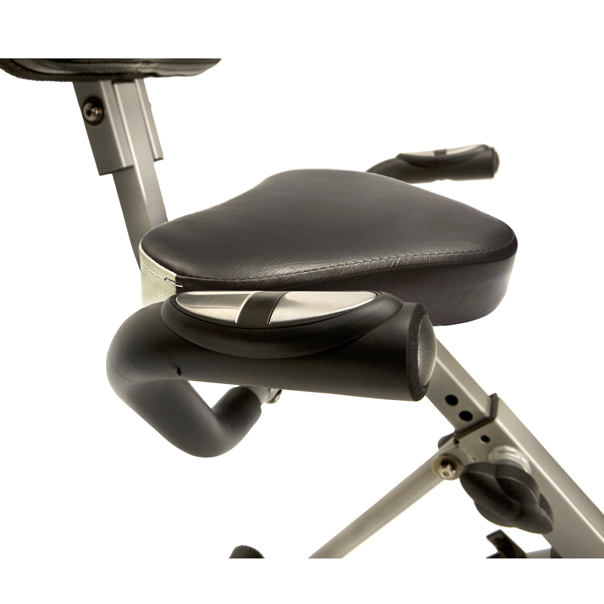 Exerpeutic 400XL Folding Foldable Recumbent Exercise Bike with Pulse