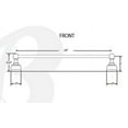 thumbnail image 2 of Classic Styled 24” Towel Bar Bathroom Hardware Accessory in a Highly durable Polished Chrome Finish.- Decor, 2 of 3
