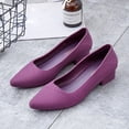 thumbnail image 5 of Sngxgn Flats Dress Shoes Comfortable Slip on Walking Flats(Purple,39), 5 of 8