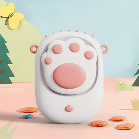 

TWCTUWEN Cat Neck Hanging Fan Leaf Less USB Charging Lazy Person Portable Silent Neck Hanging Desktop Small Fan Max Fan Deluxe