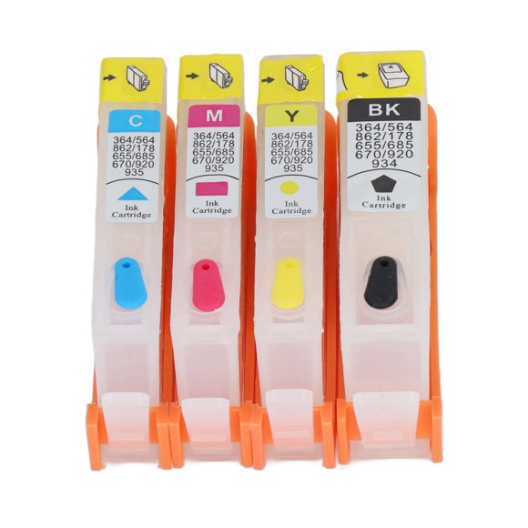 , 4 Pcs Ink Refill Ink Refill Ink , Inkjet Refill Kits