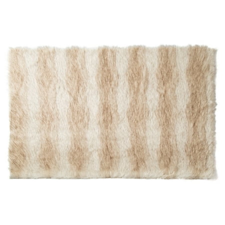 Best Home Fashion Faux Fur Accent Rug (Best Quality Sisal Rugs)