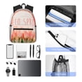 thumbnail image 6 of Picia Hello Spring Large Capacity Backpack Classic Style Backpack Casual Backpack Water-Resistant School Work Travel Outdoor Backpack, 6 of 8