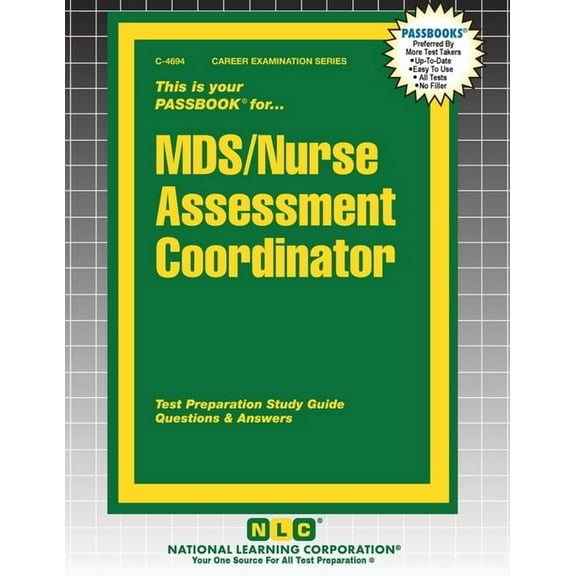 Career Examination MDS/Nurse Assessment Coordinator, Book 4694, (Paperback)