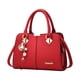 thumbnail image 3 of Bolso de Mano Yinane para Mujer con Cremallera y Correa para El Hombro Tipo Bandolera Rojo, 3 of 8