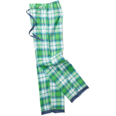 L.e.i. - Juniors Metallic-Plaid Pajama Pants