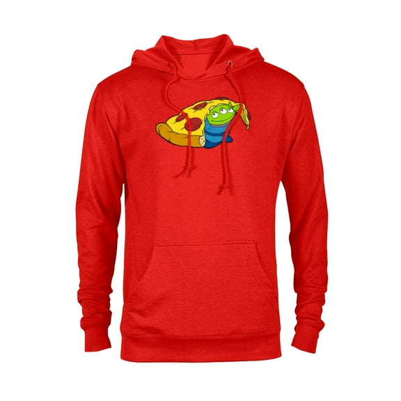 Disney and Pixar’s Toy Story Alien Pizza - Pullover Hoodie for Adults - Customized-Red