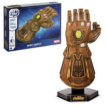 4D Build, Marvel Infinity Gauntlet 3D Puzzle Model Kit with Stand
