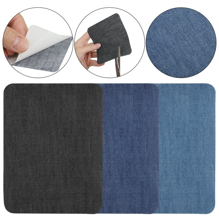 HTVRONT Iron on Patches for Clothing Repair, Fabric Patches Iron on for  Denim Jean Repair Decorating Kit 20 Pieces Iron on Patch Size 3.7 by 4.9