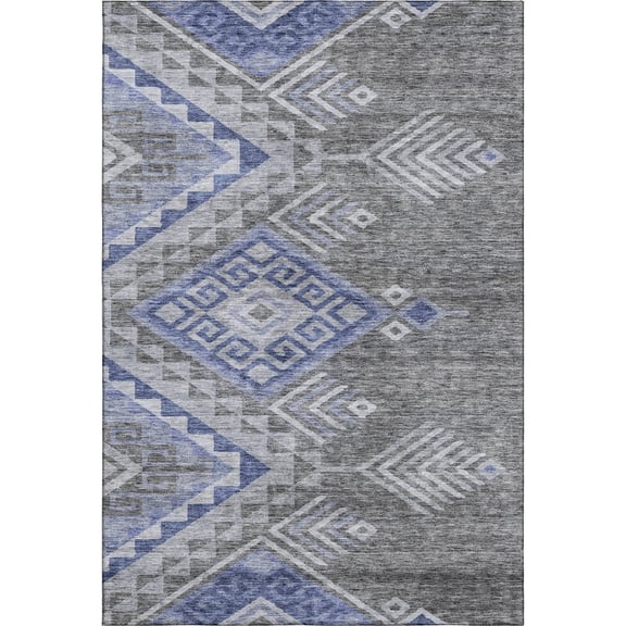Dalyn Rugs Premium Machine Washable Mayfield AMF1091 Pewter 9' x 12' Rug
