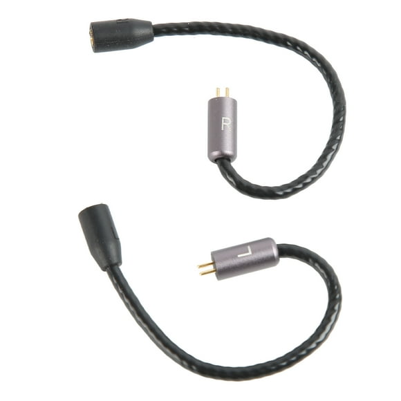MMCX To 2 Pin 0.78mm Adapter Cable, MMCX Female To 2 Pin 0.78mm Male Headphone Jack Adapter Cord, Gold Plated Connector For Headsets With 2 Pin 0.78mm Connector Interface