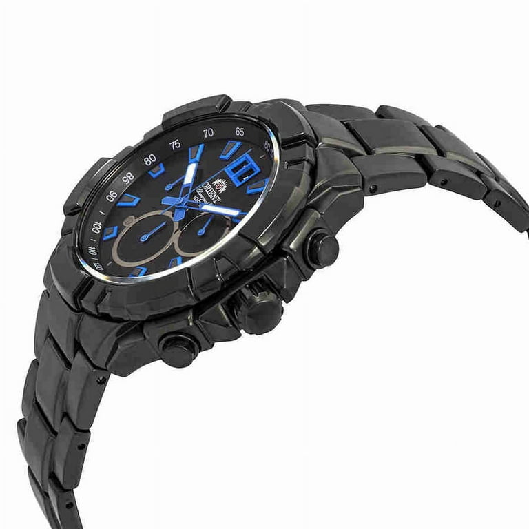 Orient Enterprise Chronograph Black Dial Men's Watch FTV00005B