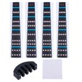 thumbnail image 2 of Violin Finger Guide Set Fingerboard Stickers, Practice Mute Cloth, Easy Non Damaging Application for Beginners Learning Techniques, 2 of 3