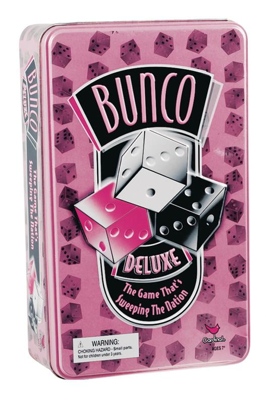 FREE Shipping Cardinal Games Deluxe Bunco Game in Pink Collectors Box 