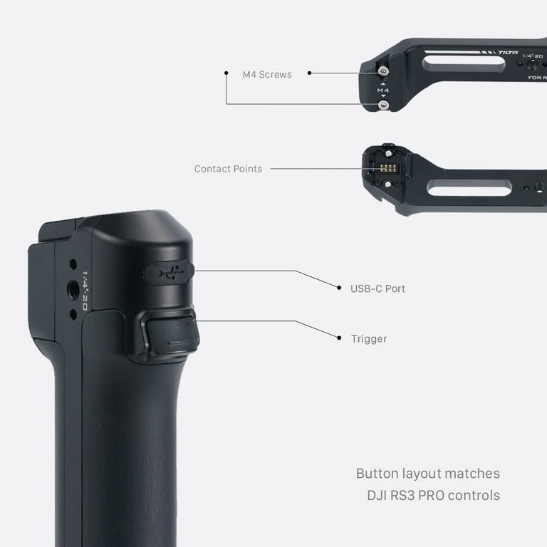 Tilta Lightweight Rear Operating Control Handle for DJI Ronin RS