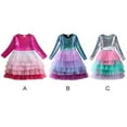 thumbnail image 5 of GYRATEDREAM Toddler Girls Dresses Long Sleeve Layered Tutu Dresses Kids Little Girl Casual Dresses Birthday Party Dresses, 5 of 5