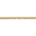thumbnail image 4 of Auriga Fine Jewelry 14K Yellow Gold 3.7mm Cuban Chain Necklace for Women 16", 4 of 4