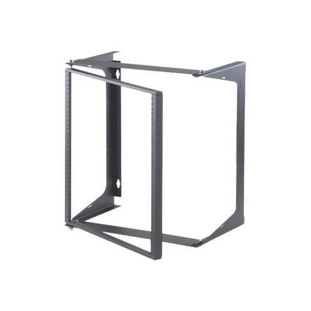 Ortronics Swing-EZ - Cadre Ouvert - Montable au Mur - Noir - 19 Pouces