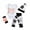 White, variant on Qtinghua Newborn Baby Girl Daddy's Little Princess Letter Print Romper Jumpsuit Pants Hat and Headband 4Pcs Clothes White Newborn