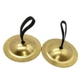 thumbnail image 2 of Kids Handheld Cymbals, Hand Cymbals, Musical Instrument, Educational Finger Cymbals, Crash Cymbal for Kids for Activity, Concerts, Events 5.5cm, 2 of 8