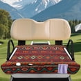 thumbnail image 3 of Uourmeti Geometric Pattern Golf Cart Seat Non-Skid, Non-slip, Suitable for Sports, Fit for 2 Passenger, 3 of 8