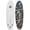 Green Camo, variant on Surfboards.com Aku 6'6" Soft Top Shortboard Surfboard with 3 Fins and Leash, Red Hibiscus