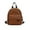 Coffee, variant on Mini Cute Backpack Corduroy Backpack Purse Casual Daypack for Women Travel Satchel Rucksack Cute Shoulder Bag