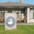 thumbnail image 3 of Amhnf Welcome Mother Duckers Garden Flag With Cute White Duck Design On Blue Lace Background For Home Outdoor Garden Yard Decor 12x18 inch, 3 of 5