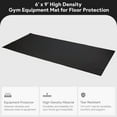 thumbnail image 3 of BalanceFrom 9x6 Feet High-Density Floor Mat for Home Gym Equipment, 1/4-Inch Thick PVC, 3 of 8