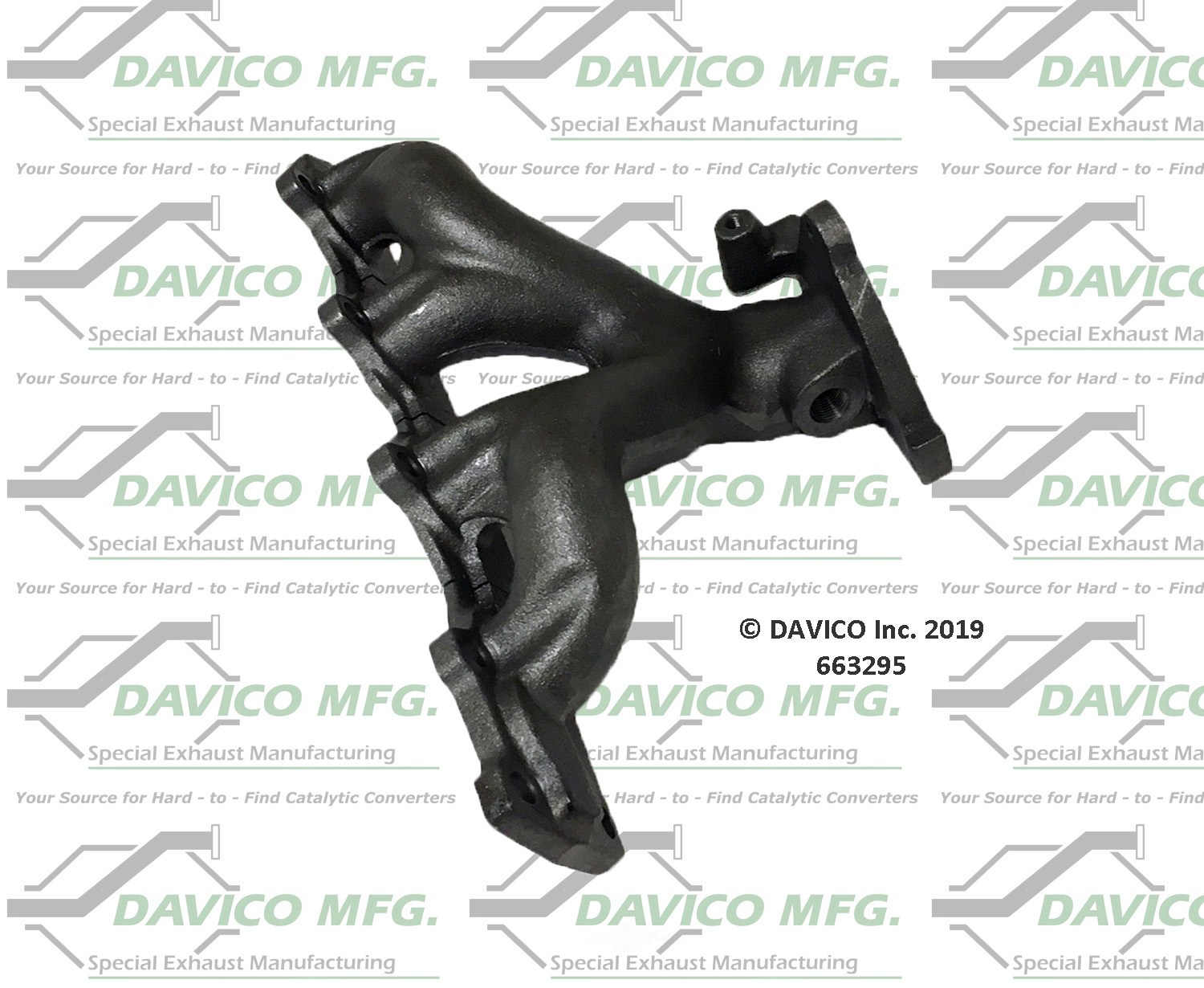 Davico Mfg 663295 Stand alone Exact-Fit exhaust manifold
