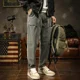 thumbnail image 5 of Pantalones vaqueros grises para hombre, pantalones vaqueros para hombre, pantalones cargo negros de pierna ancha, holgados para primavera y otoño, moda 2024, estilo callejero japonés, coreano, tallas, 5 of 5